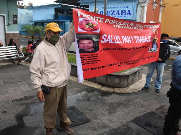 FPR protesta en Orizaba contra inseguridad y crisis económica durante pandemia