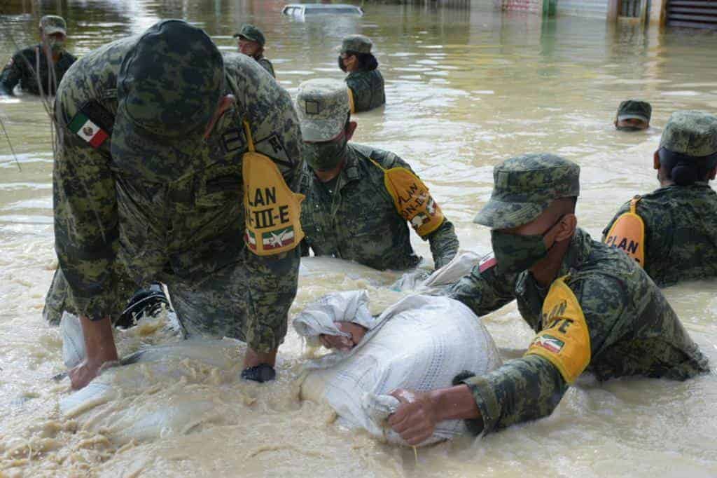 Actividades que realiza el Ejército Mexicano por Plan DN-III en Tabasco