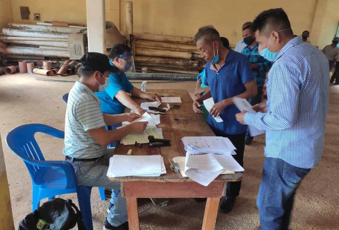 Reciben en Soteapan pago del Seguro Catastrófico, por sequía de abril-oct. 2019