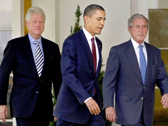 Obama, Bush y Clinton listos para vacunarse públicamente contra el Covid