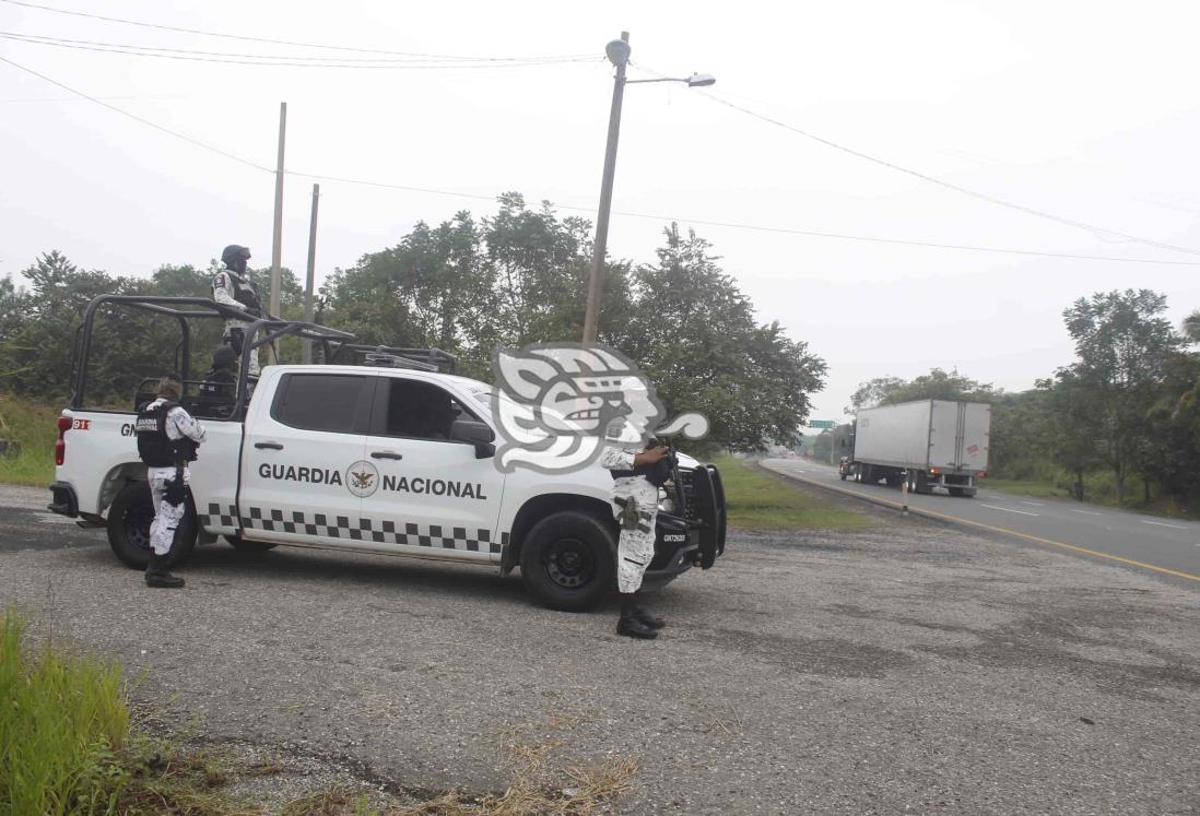 Guardia Nacional refuerza operativos en límites de Veracruz y Tabasco