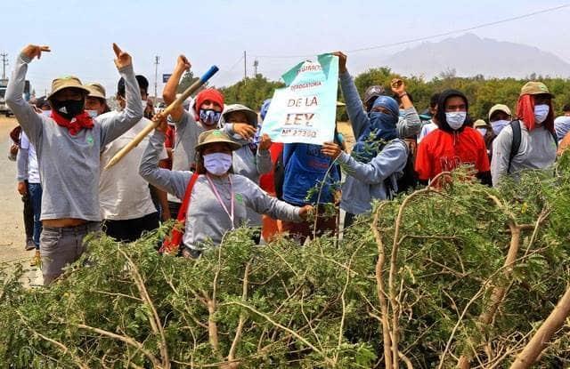 Enfrentamientos entre agricultores y policía de Perú deja un muerto