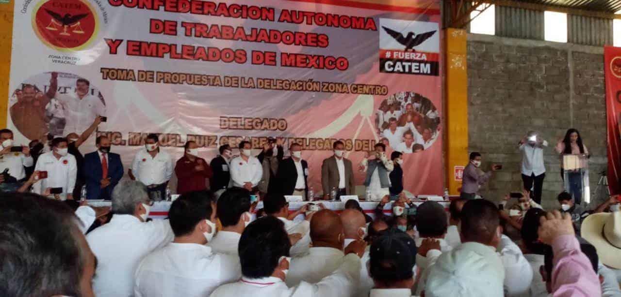 Toma protesta delegado de CATEM en Orizaba