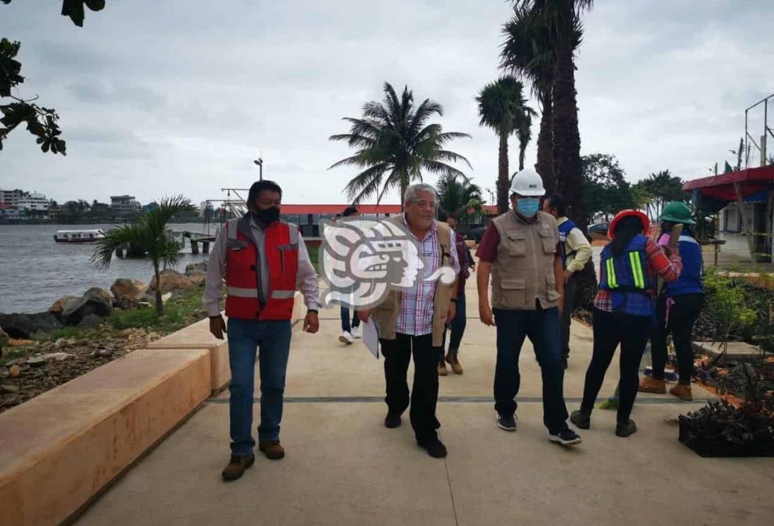 Supervisa Manuel Huerta obras que realiza la SEDATU en Coatzacoalcos