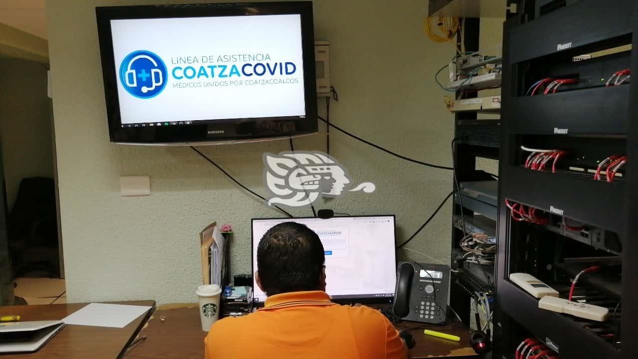 Línea Coatza Covid continúa brindando asistencia en la entidad