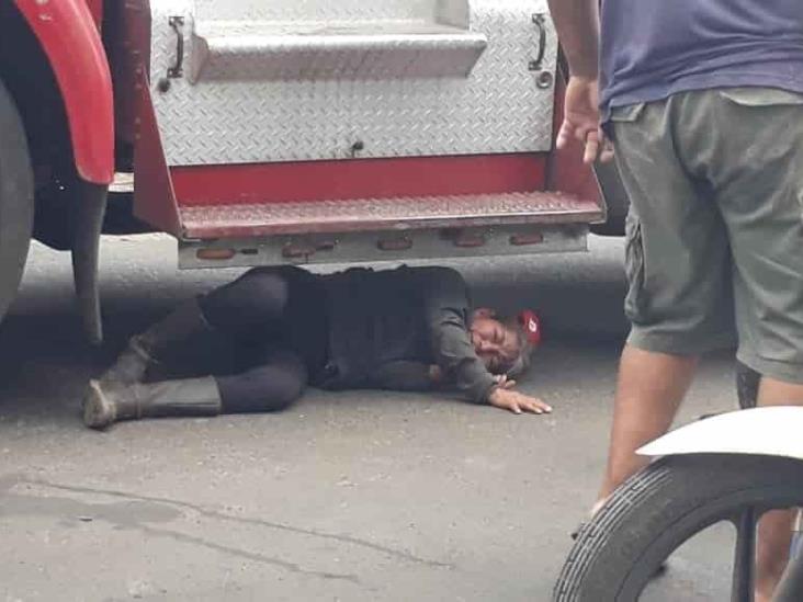 Atropellan a mujer en estado de ebriedad en San Andrés Tuxtla