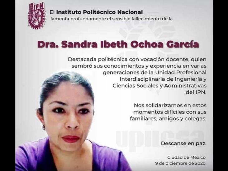 Hallan muerta a maestra del IPN que desapareció en Edomex