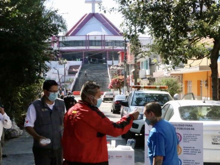 A cuentagotas, peregrinos llegan a basílica menor de Xalapa