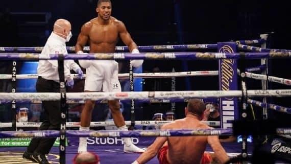 Anthony Joshua noqueó a Kubrat Pulev en Londres