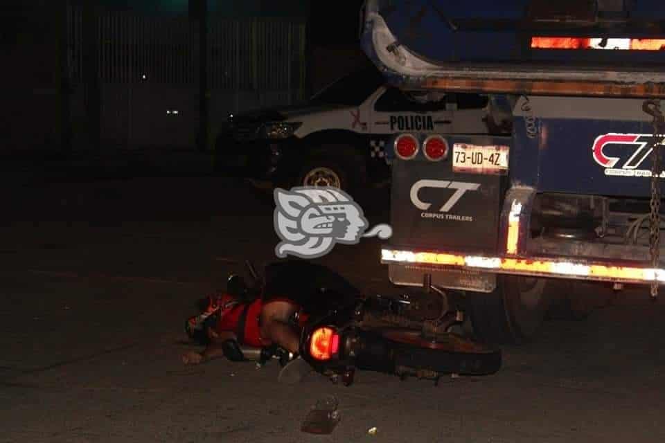 Identificado el motociclista fallecido tras accidente en Coatzacoalcos