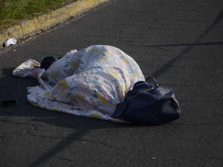 Muere profesora atropellada por camión de volteo en Veracruz