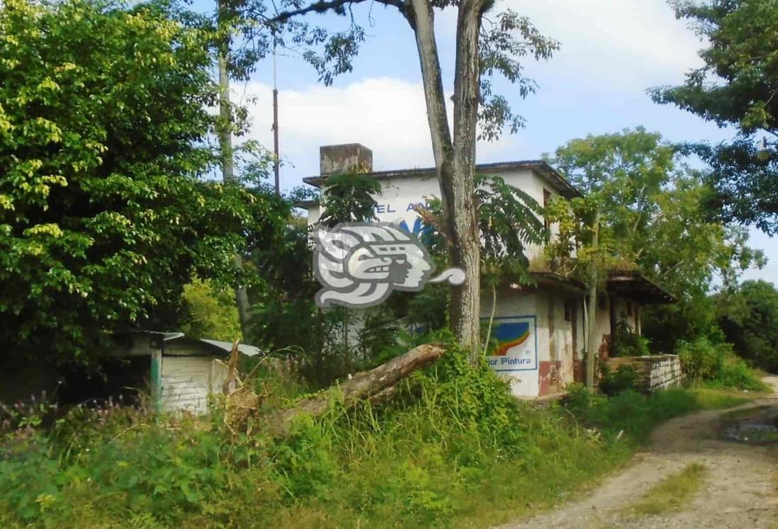 Antigua estación ferrocarrilera de Chinameca es guarida de malvivientes