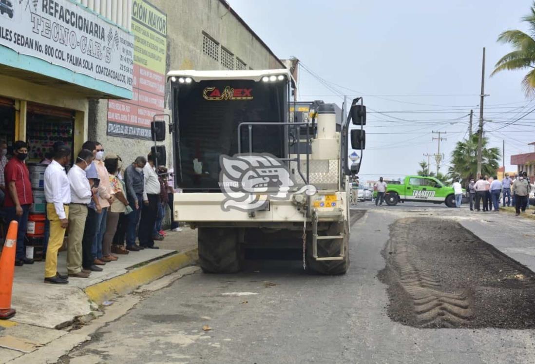 Comienza rehabilitación de la Avenida Universidad en Coatzacoalcos