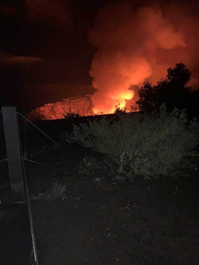 Volcán Kilauea hace erupción en Hawai