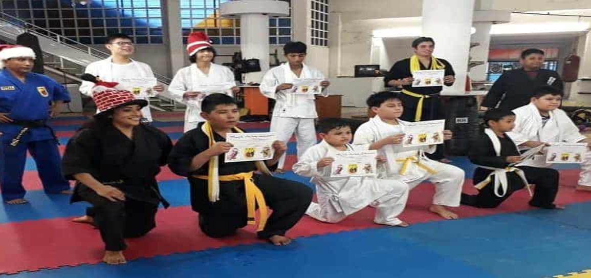 Evaluaron a alumnos de Shaolin Tzu Kempo Mina