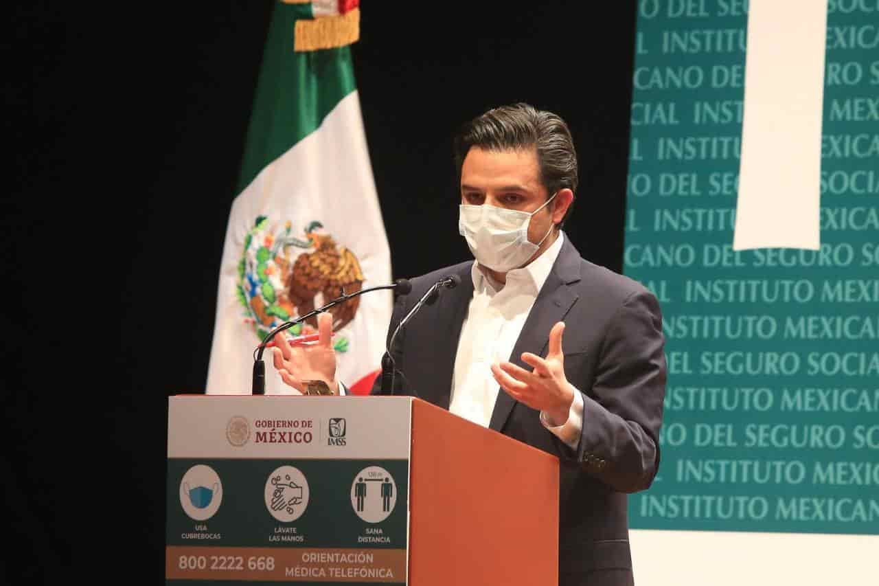 Más de 300 trabajadores del IMSS llegan a la Ciudad de México