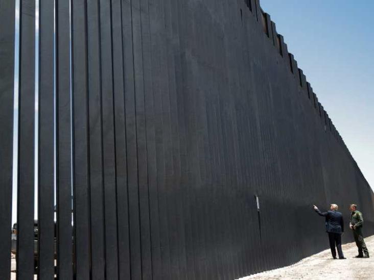 Muro fronterizo avanza rápido en los últimos días del gobierno de Trump