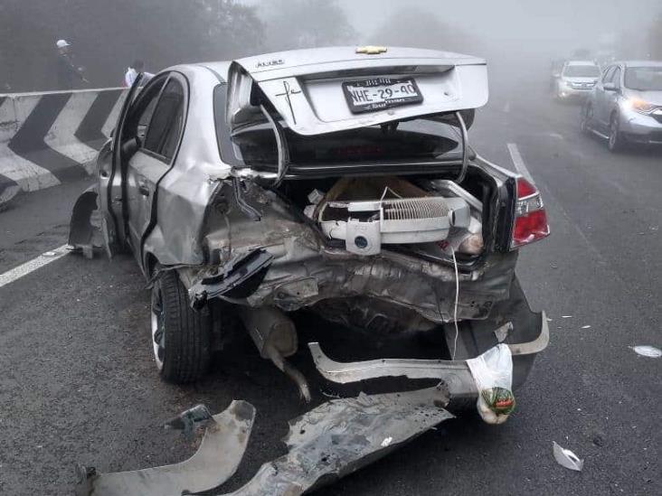 Percance deja 3 lesionados en autopista Puebla- Córdoba