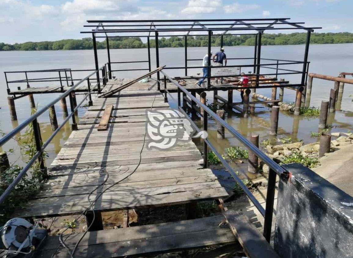 Retoman la rehabilitación del muelle de Nanchital