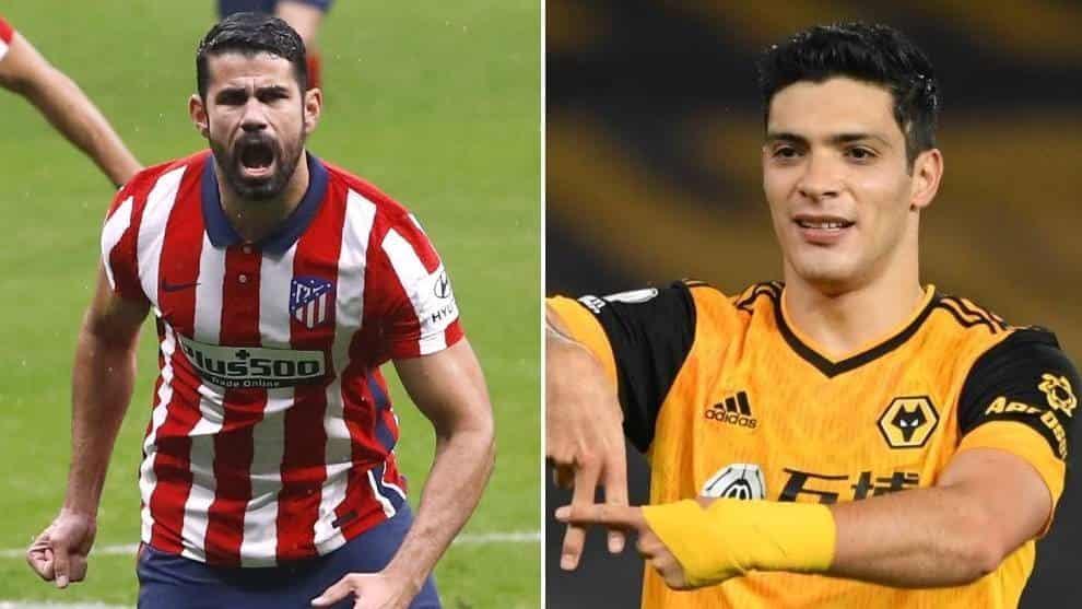 Diego Costa podría suplir el lugar de Raúl Jiménez en Wolves