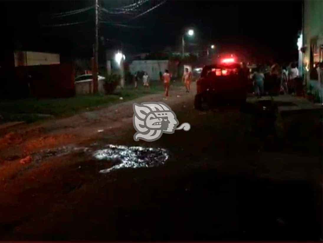 Hombre borracho le prende fuego a su casa en Coatzacoalcos