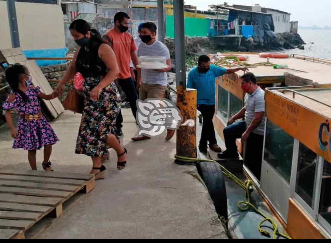Crisis y pandemia redujo hasta un 50% la afluencia en servicio de lanchas