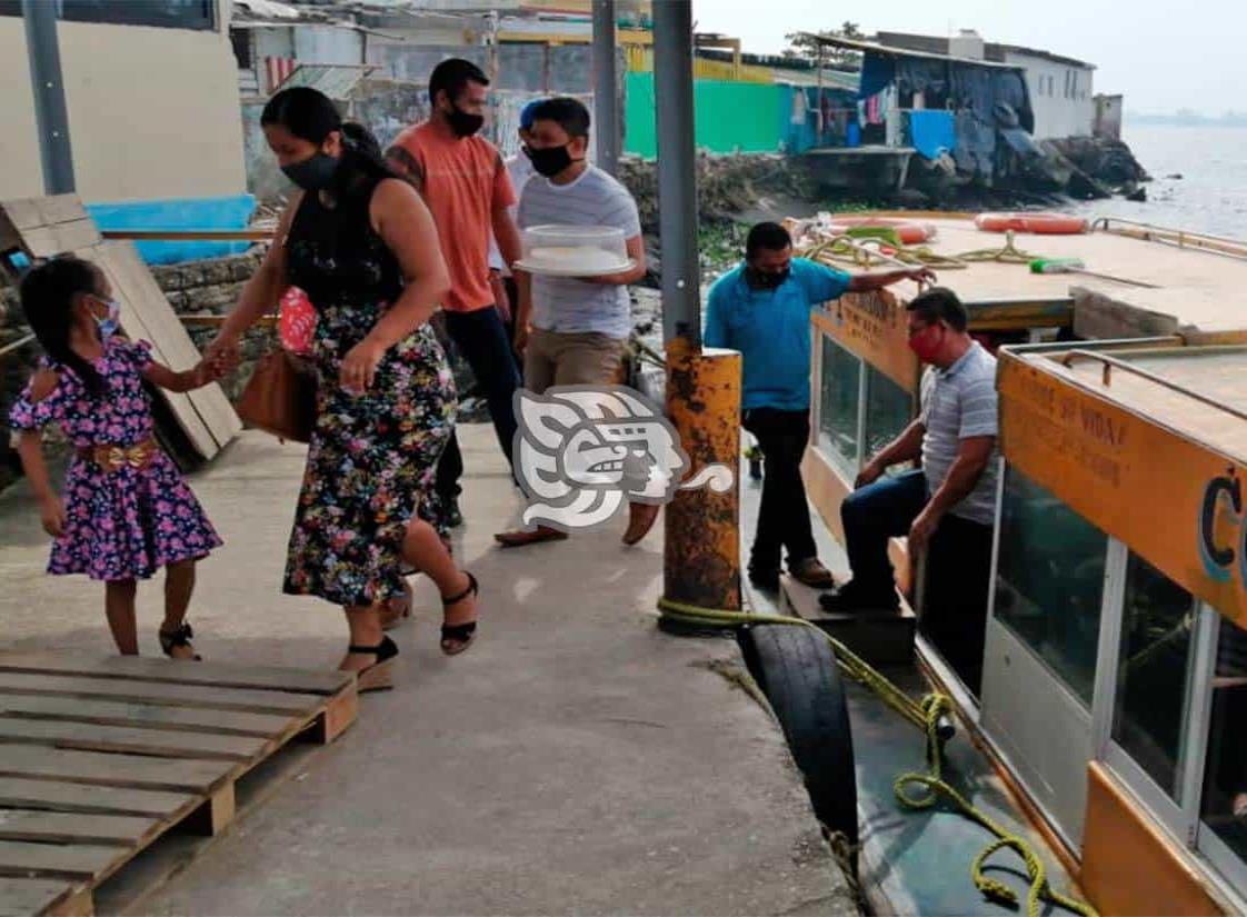 Paso de Lanchas Coatza-Allende sufre aumento de $1