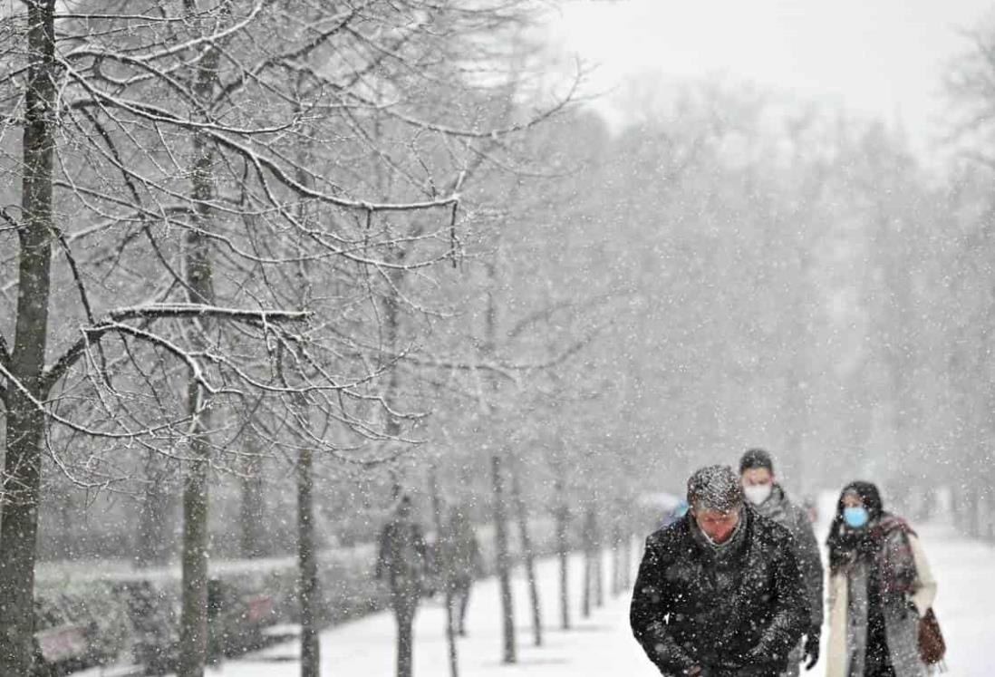 Casi la mitad de España en alerta por fuertes nevadas