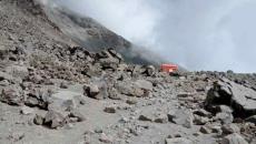 Registran caída de aguanieve en Pico de Orizaba