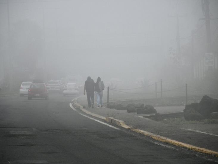 FF 26: neblina viste las calles de Xalapa