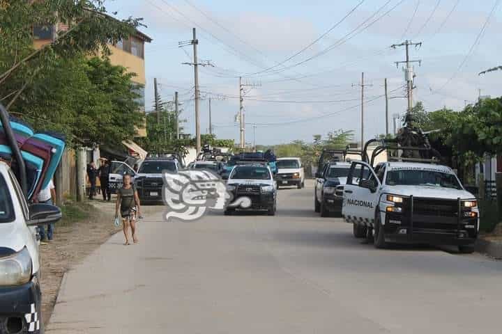 Más de 300 elementos de la SSP blindan la zona rural de Las Choapas