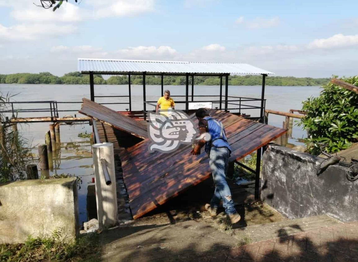 Embarcadero de lanchas en Nanchital reanudará actividades