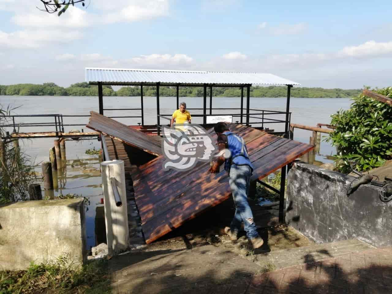 Embarcadero de lanchas en Nanchital reanudará actividades