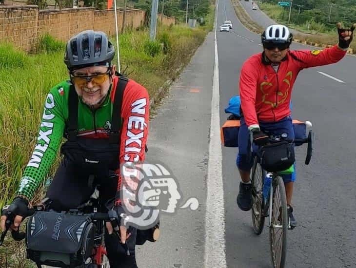 Ciclistas recorren el Corredor Transístmico para promover la educación vial