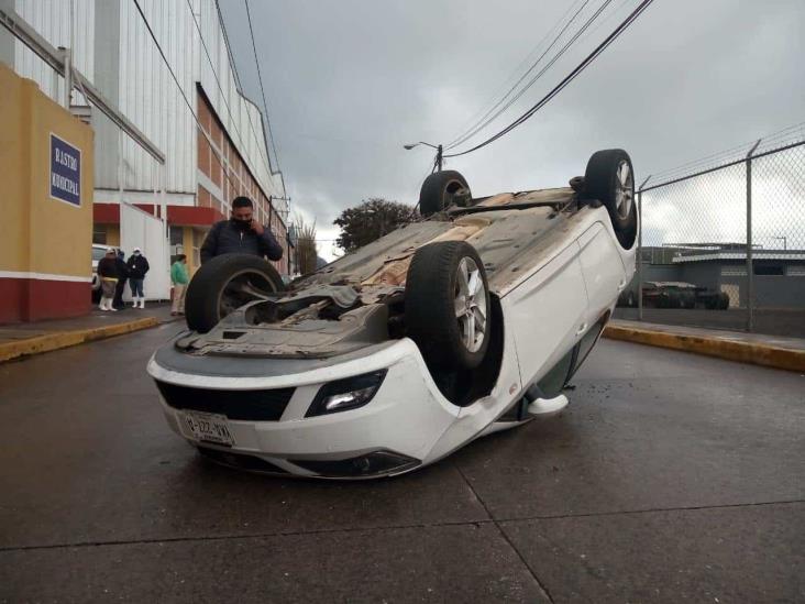 Volcadura de enfermera en Orizaba