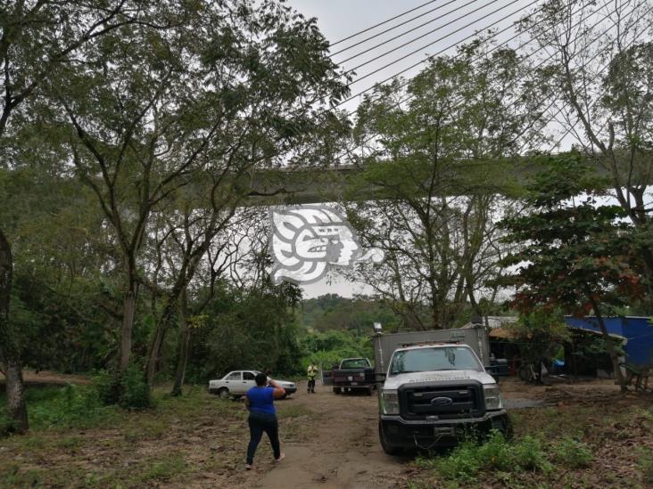 Cae tráiler cargado de carne en puente Coatza 2; conductor muere