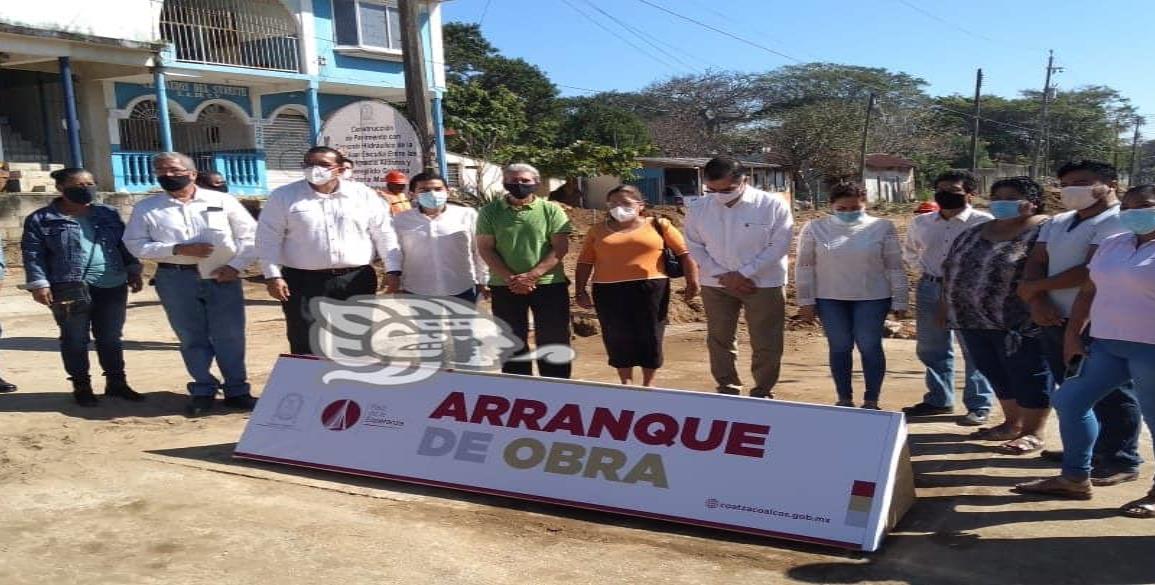 Carranza da arranque a 4 obras en Coatzacoalcos; invierten más de 4 mdp