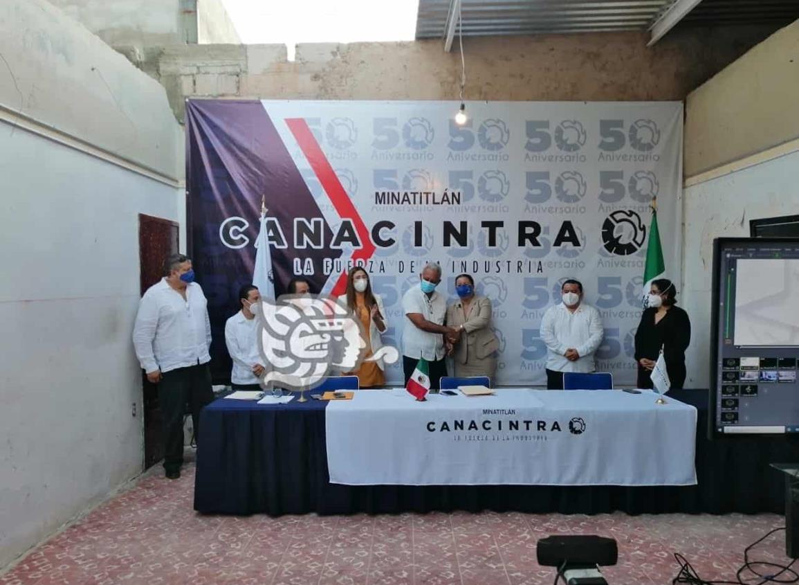 Se reeligió la directiva de Canacintra Minatitlán