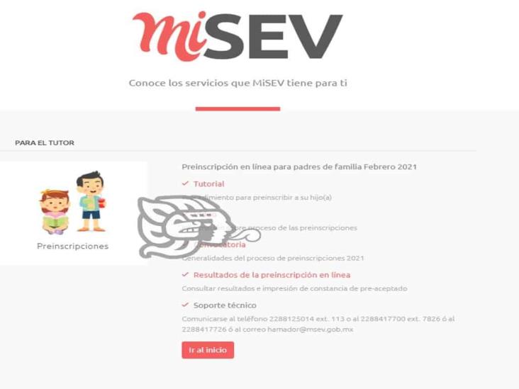 SEV amplía consulta de resultados para preinscripciones