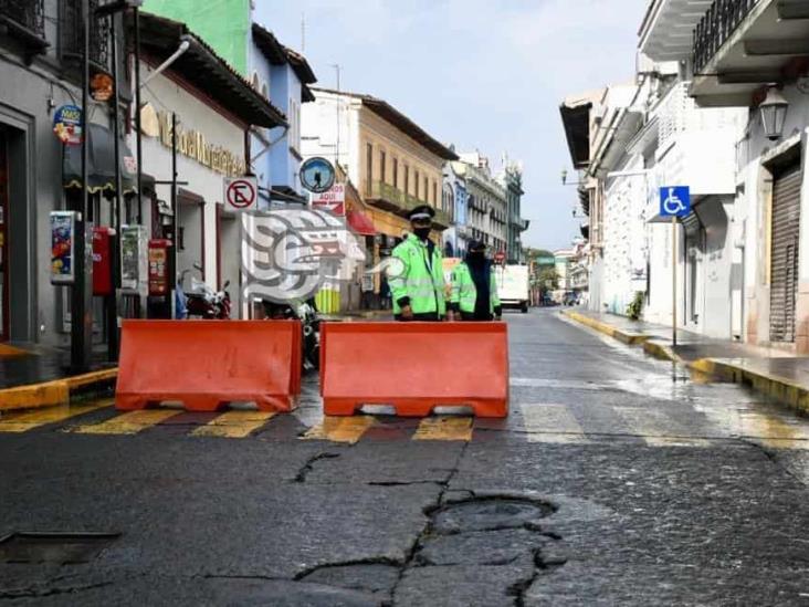 Cierres viales en Xalapa; buscan reducir casos de COVID-19