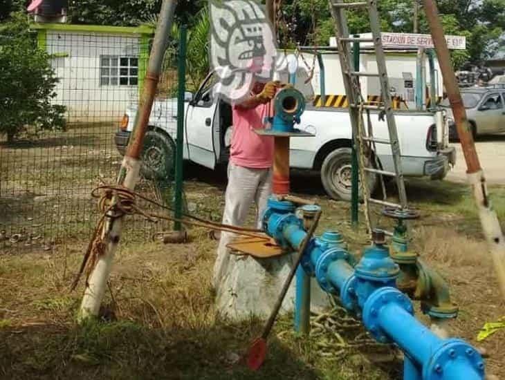 Falla en pozo profundo deja sin agua a un sector de Moloacán