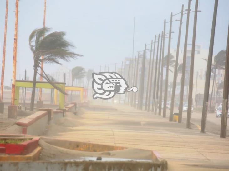 Alerta gris por FF 36 en Veracruz; advierten ráfagas de 110 km/h