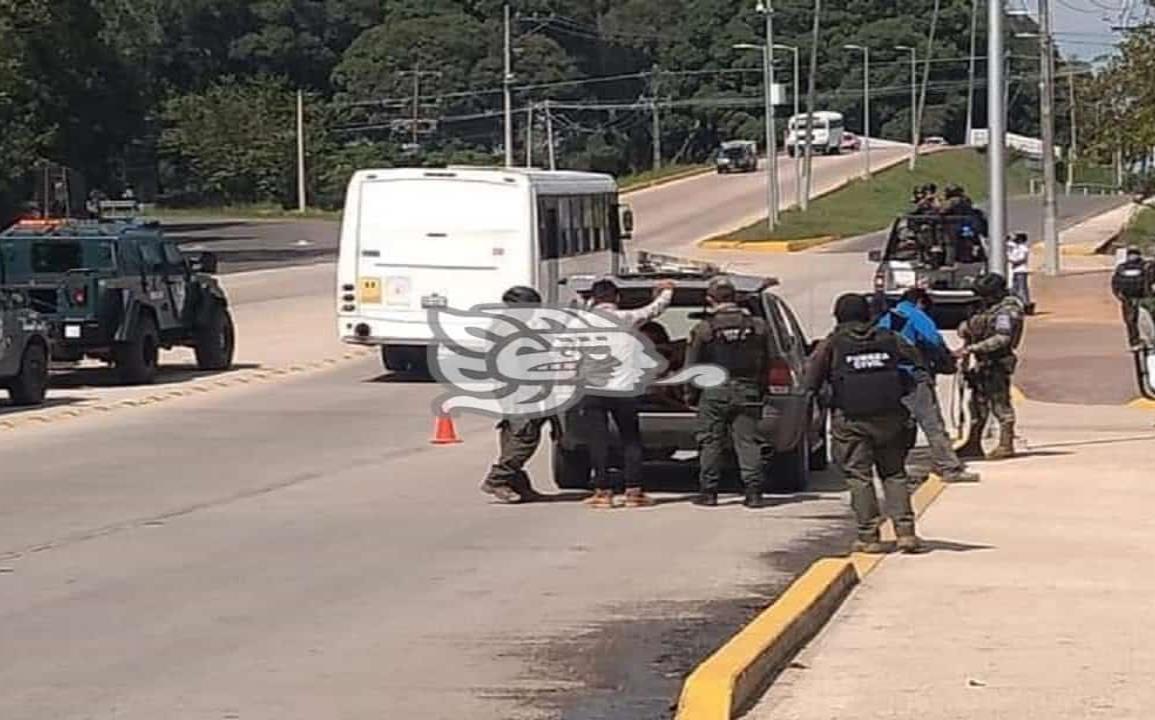 Comerciante de Soconusco acusa ser agredido en retén de Fuerza Civil