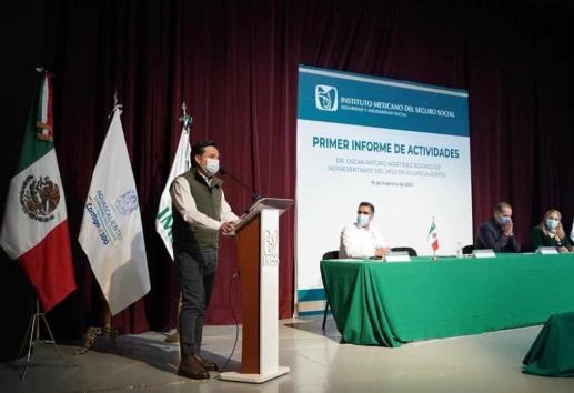 Con representaciones estatales del IMSS se enfrenta la pandemia con liderazgo