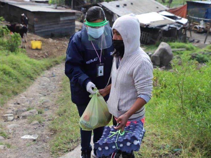 Entrega DIF Orizaba despensas a bajo costo