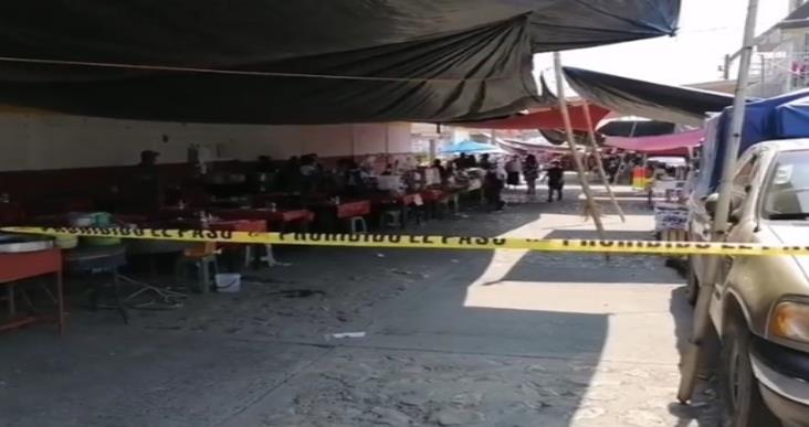 Vendedor de tacos muere en tianguis de Córdoba