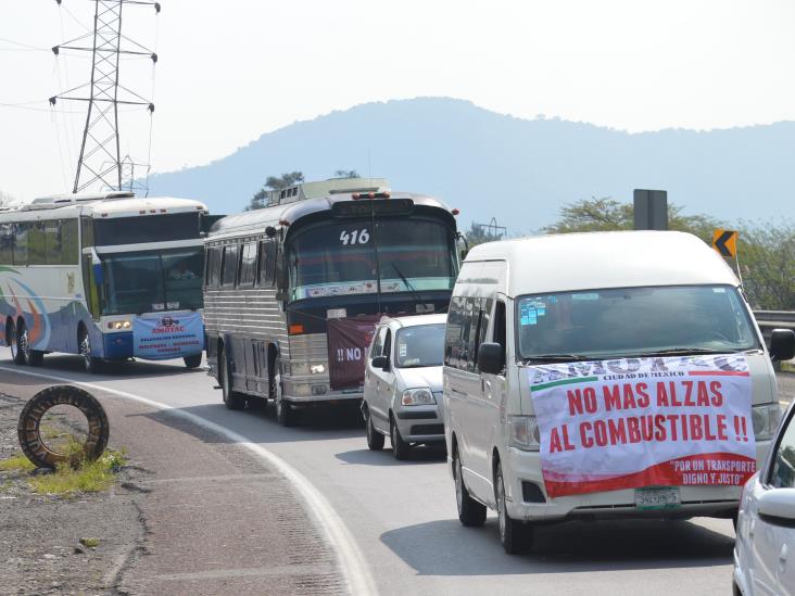 Prevén congestionamiento vial por paro de AMOTAC en Veracruz