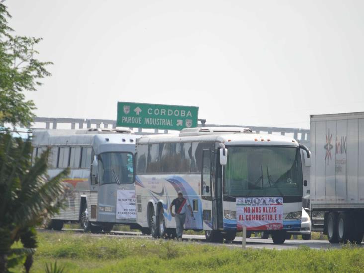 Transportistas se suman a mega marcha de Amotac