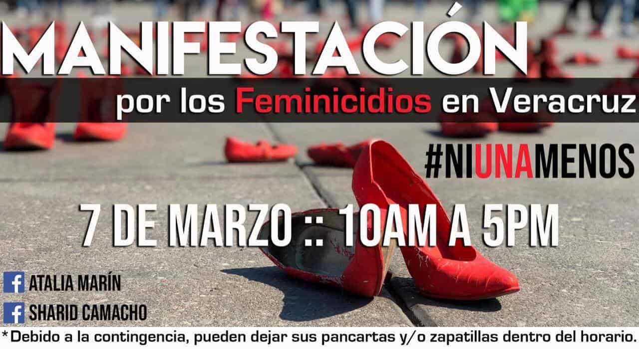 Recordarán en Coatzacoalcos a víctimas de feminicidios en Veracruz