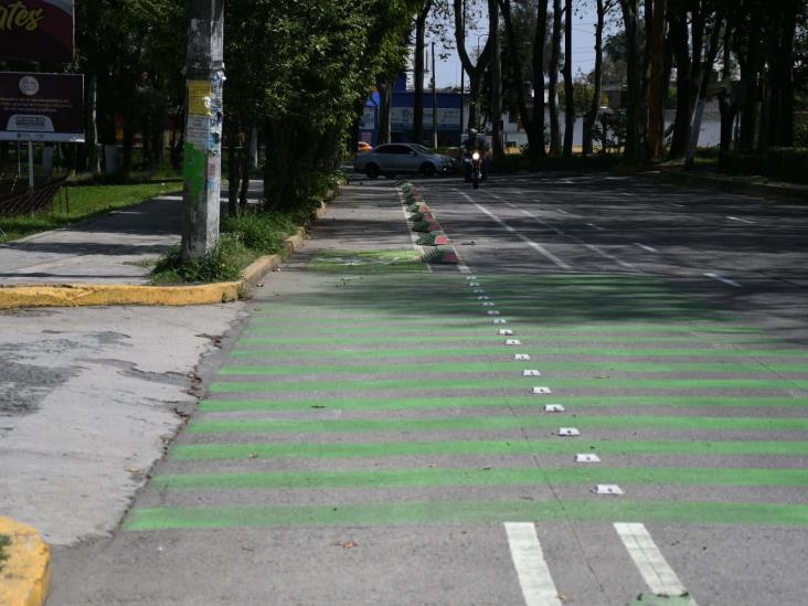 Abren primer tramo de la ciclovía en Xalapa